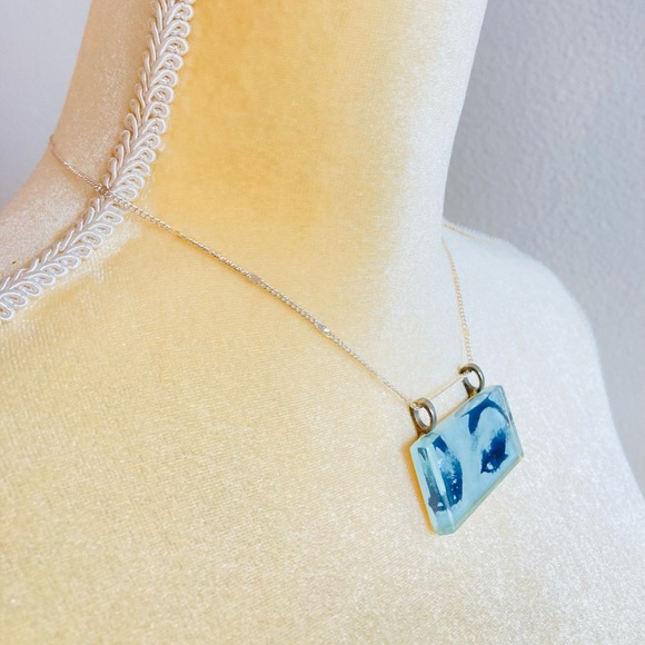 Necklace Sexy Eyes Handcrafted Necklace Pin-Up Vintage - Picture 3 of 8